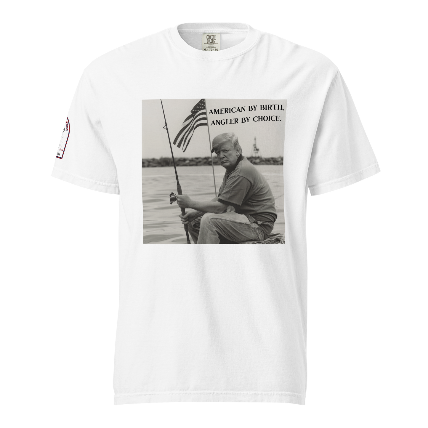 Trump, The Angler (White T-Shirt)